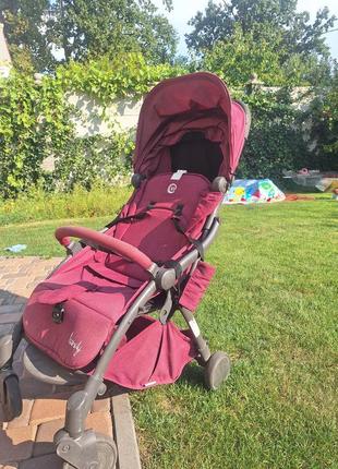 Коляска прогулочная универсальная el camino handy me 1034l sangria