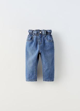 Джинсы теплые утепленные на флисе zara 110.116