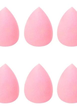 Спонж для макіяжу набір 3 шт спонжі