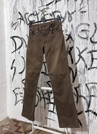 Dolce & gabanna штани джинси, жіночі, оригінальні, вінтажні, коричневі, трендові, легкі4 фото
