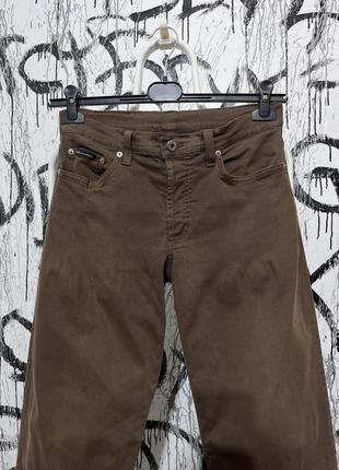 Dolce & gabanna штани джинси, жіночі, оригінальні, вінтажні, коричневі, трендові, легкі5 фото