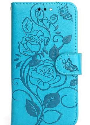 Чехол-книжка "роза"    для xiaomi  redmi  9c