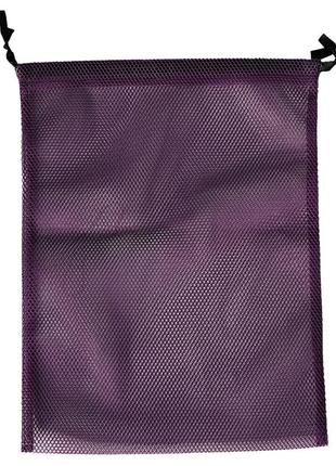 Эко мешок для продуктов l 30*40 см (фиолетовый)4 фото