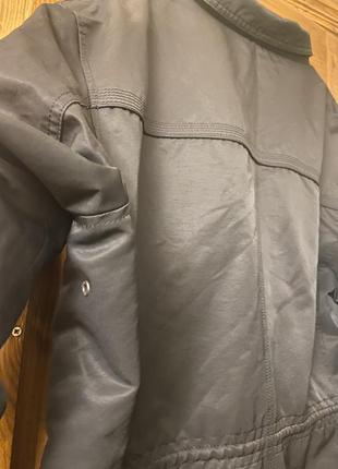 Чоловіча темно-сіра, чорна куртка плащ  jasper conran, розмір xl, 52 у чустані7 фото