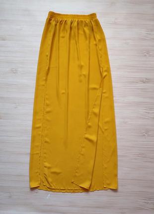 Женская юбка красивая длинная юбка на резиночке xs 34 missguided макси