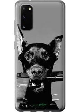 Чохол на samsung galaxy s20 доберман "2745t-1824-2448"