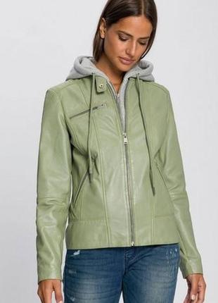 Кожаная женская куртка kangaroos