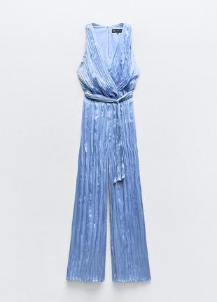 Жатый голубой комбинезон zara 💙4 фото