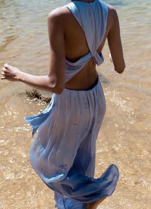 Жатий блакитний комбінезон zara 💙