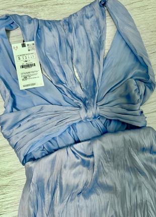 Жатый голубой комбинезон zara 💙8 фото
