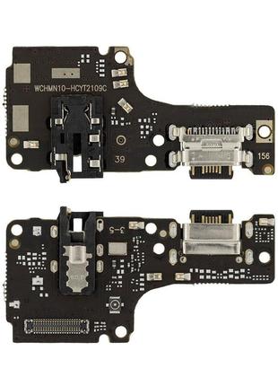 Шлейф плата зарядки для xiaomi redmi note 10 4g, redmi note 10s с разъемом зарядки, с микрофоном