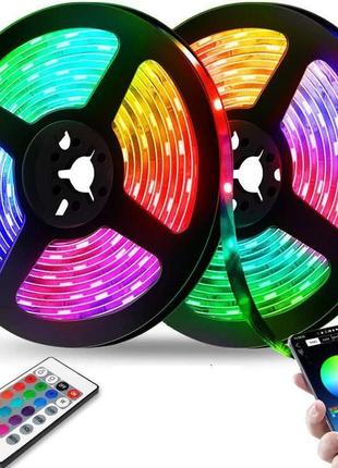 Светодиодная usb led лента rgb 5050 с пультом 5 м. + управление телефоном shop