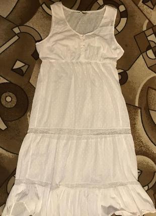 Сарафан хлопок вишивка кружево