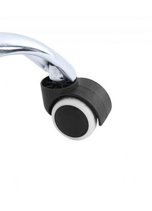 Крісло офісне на колесах bonro bn-6071 рожеве з підставкою для ніг