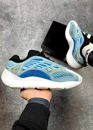 Adidas yeezy 700 blue2 фото