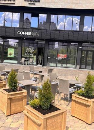 Большие утепленные кашпо для туй, цветов (цветник, ящики, горшки для вазонов, вазоны)