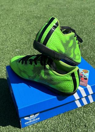 Чоловічі сороконіжки adidas f5 tf solar green/core black4 фото