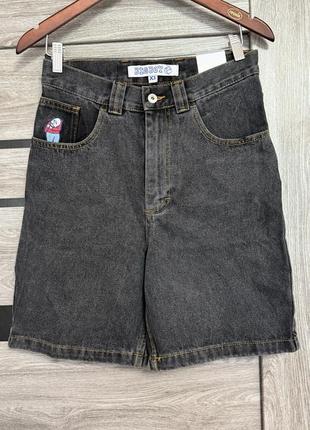 Шорти polar big boy washed black xs,s,m.l1 фото