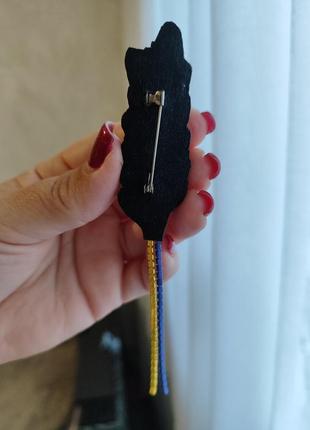 Брошка колосок.