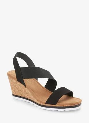 Легкие босоножки/сандали next forever comfort с пробковой подошвой