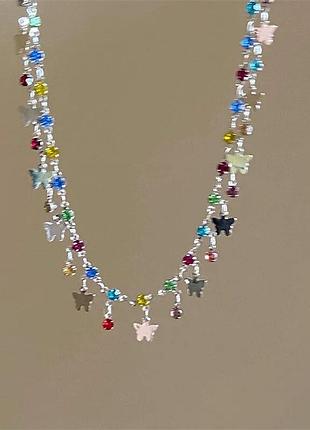 Прикраса у стилі y2k камінці метелики