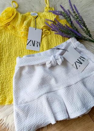 Спідниця-шорти zara 9 років (134 см)