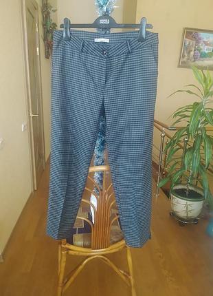 Брюки офісні чи для навчання в клітинку л-хл