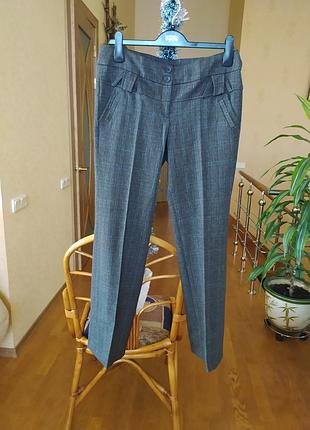 Класичні брюки в клітинку брюки для офісу навчання л