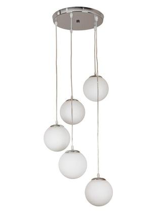 Підвісний світильник 756pr150f-5 cr+wh (290)