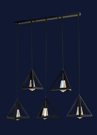 Підвісний світильник 756pr220f-5 bk (700)2 фото