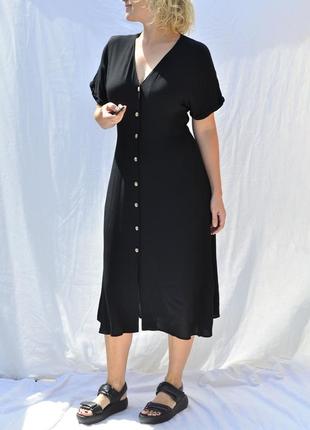 8563\140 віскозна сукня на гудзиках new look l