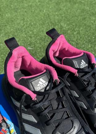 Жіночі трекінгові кросівки для бігу adidas runfalcon 2.0 tr black pink9 фото