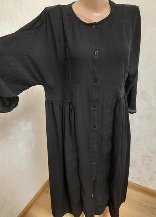 Вільна невагома сукня сорочка monki2 фото