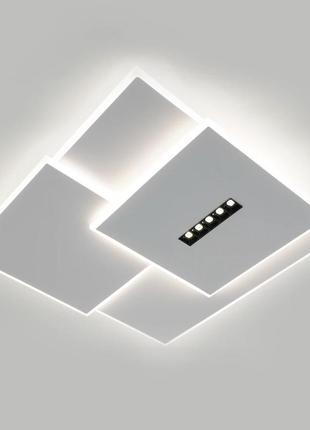 Люстра керована світлодіодна sterren 3s 105w white/black