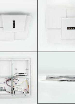 Люстра керована світлодіодна sterren 3s 105w white/black7 фото