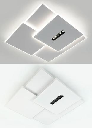 Люстра керована світлодіодна sterren 3s 105w white/black6 фото