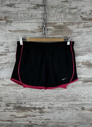 Женские спортивные шорты с лосинами nike swoosh dri fit pro combat stella mccartney майка crossfit techfit леггинсы капри тайтсы