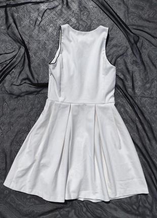 Стильне біле щільне плаття zara7 фото