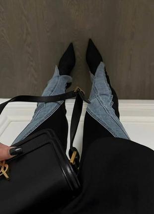 Джинсы в стиле mugler