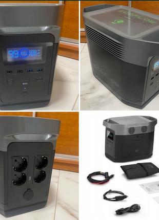 Нова! зарядна станція ecoflow delta 1260wh 350000mah 1800w (delta1300)