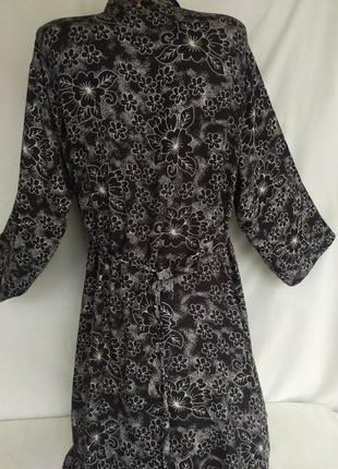 Стильное и современное удлиненное платье -рубашка из вискозы8 фото