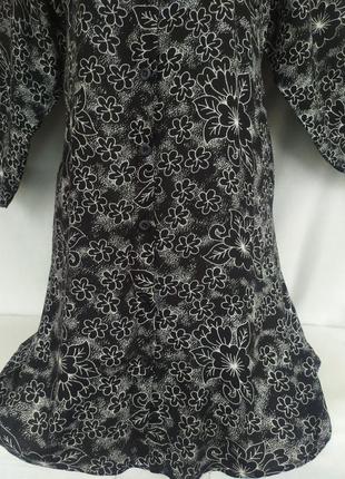 Стильное и современное удлиненное платье -рубашка из вискозы6 фото