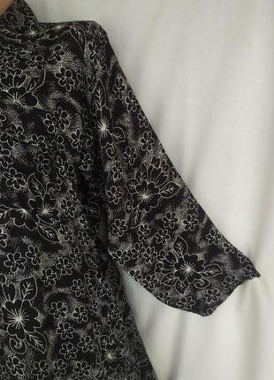 Стильное и современное удлиненное платье -рубашка из вискозы4 фото