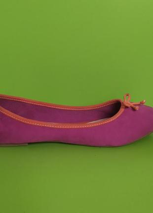 Малиновые туфли балетки collezione, 3610 фото