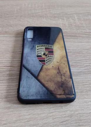 Чехол fashion case porsche для samsung a750 / galaxy a7 2018