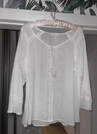 Женственная хлопковая вышиванка nile atelier р м