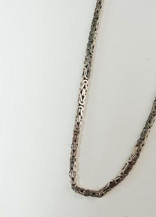 Ланцюжок срібний лисий хвіст 800 л, 60 розмір