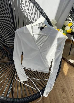 Топ с шнуровкой на талии topshop
