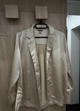 Піджак атласний h&m