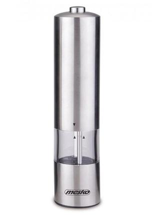 Измельчитель специй мельница для перца mesko ms 4432 silver